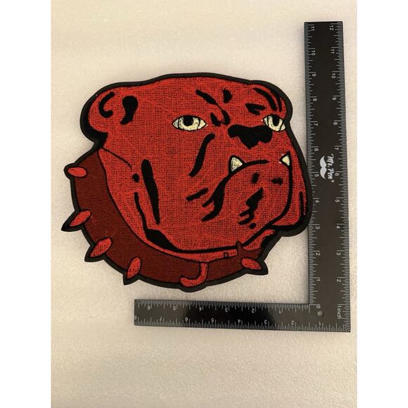 Polo Ralph Lauren XL Bulldog Variety Retro Red Patch - Picture 2 of 2